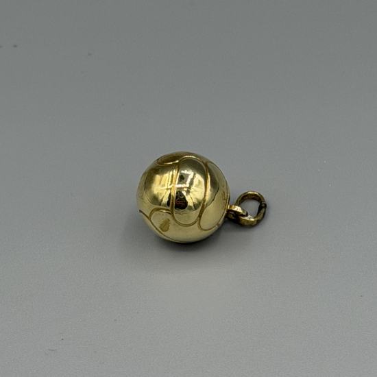 Vintage 14k Gouden Voetbal Hanger â?" 13.5 mm