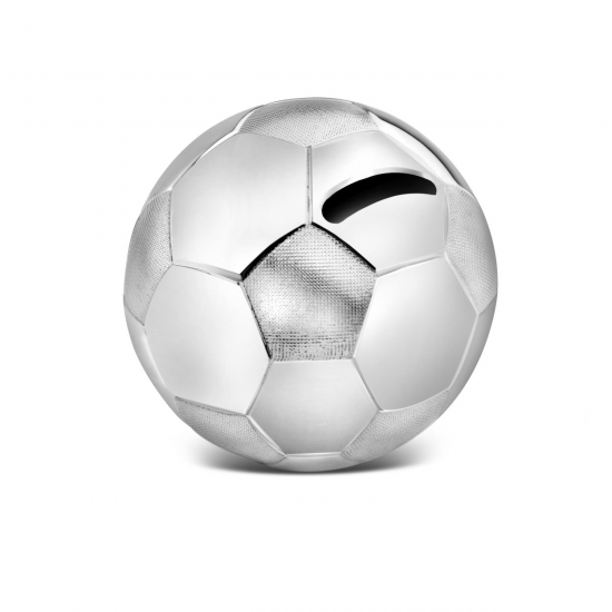 ZILVERSTAD 6007260 VERZILVERDE SPAARPOT VOETBAL