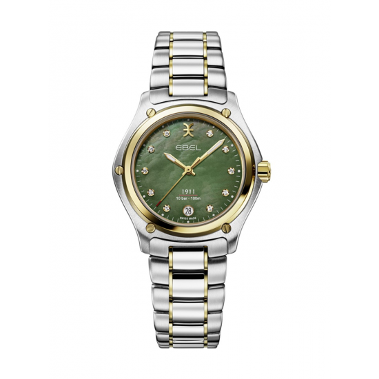 EBEL 1216744 DAMESHORLOGE STAAL/18KT GOUD 1911