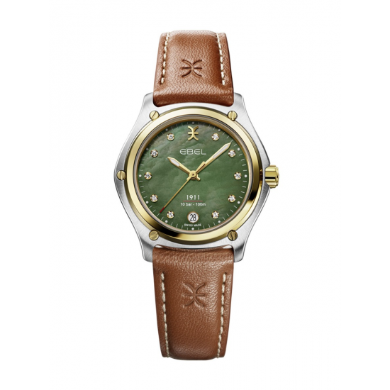 EBEL 1216744 DAMESHORLOGE STAAL/18KT GOUD 1911