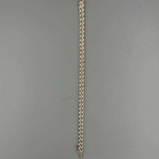 Stijlvolle Zilveren Schakelarmband