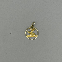 14k Gouden Olifant Hanger