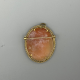 14k Gouden Camee Broche & Hanger