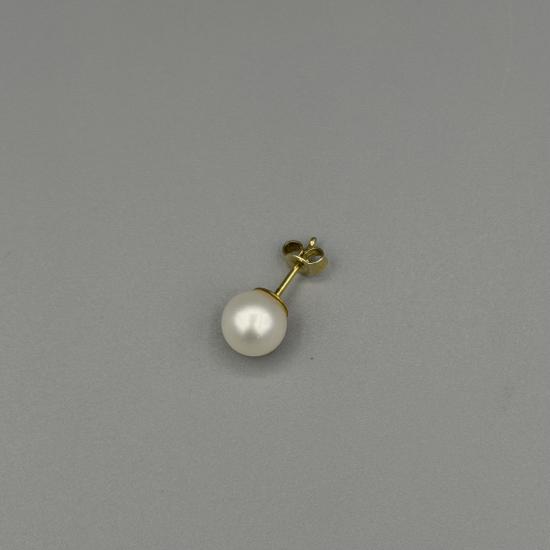 14k Gouden Cultivé Pareloorbellen â?" 8 mm