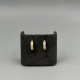 14k Gouden Creolen / Oorstekers met Zirkonia â?" 10x10 mm