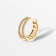 CULET JEWELLERY GCJ1157 18K GOUDEN EARCUFF MET NATUURLIJKE DIAMANT DOUBLE WRAP