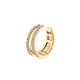 CULET JEWELLERY GCJ1157 18K GOUDEN EARCUFF MET NATUURLIJKE DIAMANT DOUBLE WRAP