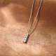 TI SENTO 34104ZI ZILVEREN COLLIER MET ZIRKONIA