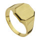 HUISCOLLECTIE 4019706 14KARAAT GOUDEN ZEGELRING MASSIEF