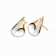 GALA DESIGN J0139 VERGULDE ZILVEREN OORKNOPPEN CYLINDER GOLD