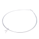 GALA DESIGN J0160 STALEN COLLIER MET ZILVEREN HANGER ZIRKONIA FLORENCE