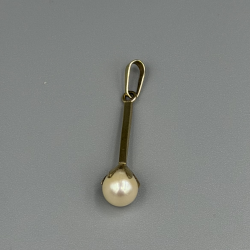 Gouden Hanger met Cultivé Parel ƒ?" 9 Karat