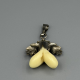 Zilveren Hanger met Eikenblad & Been (Eikels)