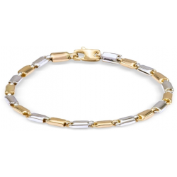 MONZARIO 1287-A BIC 14K. GOUDEN ARMBAND FANTASIESCHAKEL