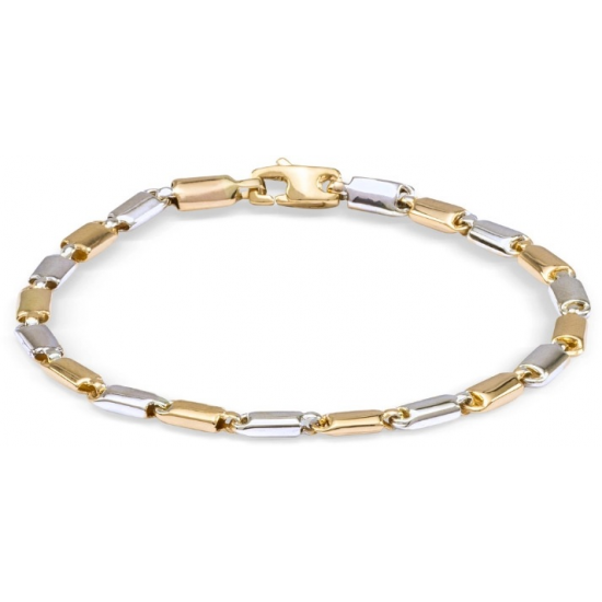 MONZARIO 1287-A BIC 14K. GOUDEN ARMBAND FANTASIESCHAKEL