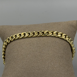 Zware Gouden Gourmet Armband