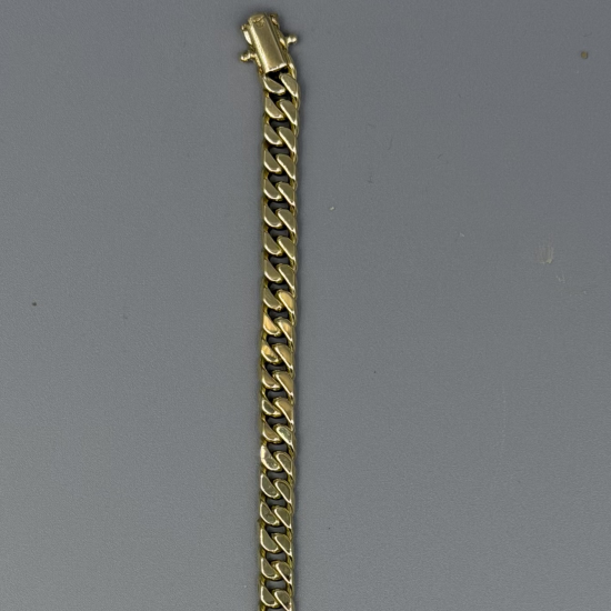 Zware Gouden Gourmet Armband