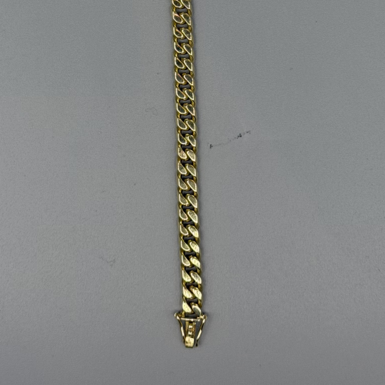 Zware Gouden Gourmet Armband