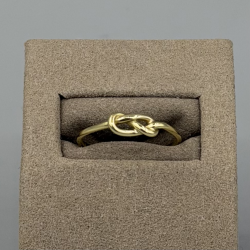 Subtiele 14k Gouden Knoopring