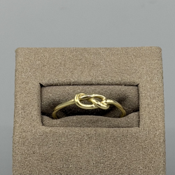 Subtiele 14k Gouden Knoopring