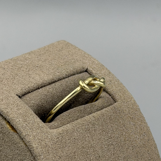 Subtiele 14k Gouden Knoopring