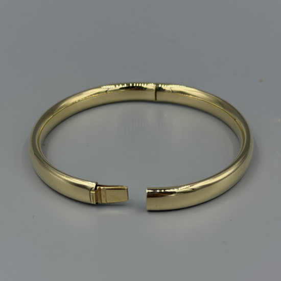 Brede Gouden Bangle