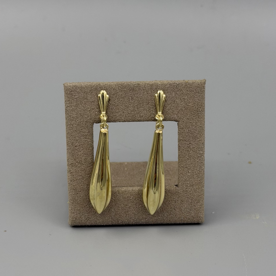 Gouden Oorschroeven / Hang Oorbellen