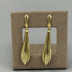 Gouden Oorschroeven / Hang Oorbellen