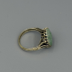 Exclusieve 14k Gouden Damesring met Groene Jade