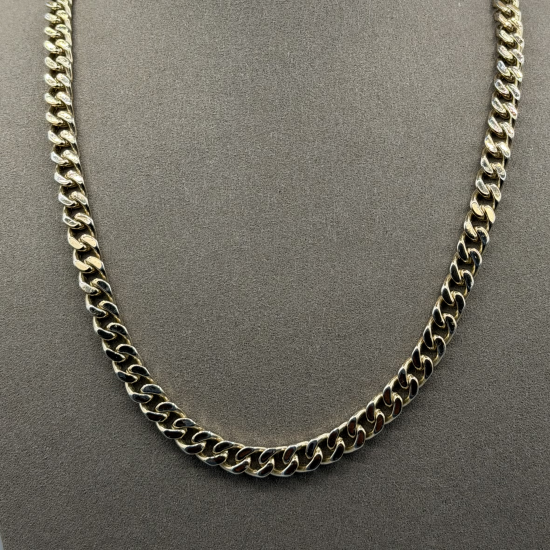 Tweekleurig Goud / Zilver Collier