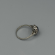 Witgouden Entourage Ring met Saffier & Diamant
