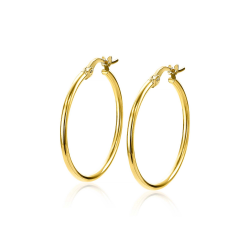 ZINZI ZGO260 14 KARAAT GOUDEN OORRINGEN 23MM