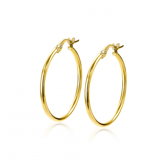 ZINZI ZGO260 14 KARAAT GOUDEN OORRINGEN 23MM