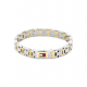 TOMMY HILFIGER JEWELS TJ2790683 STAAL BICOLOR ARMBAND H-LINK
