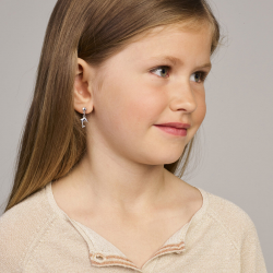 HUISCOLLECTIE 1329551 ZILVEREN OORHANGERS DOLFIJN