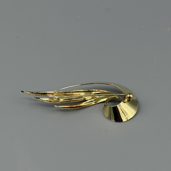Exclusieve 14k Gouden Broche 'Slag' met Waaiermotief