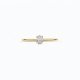 BLUSH LG1078Y GEELGOUDEN RING MET LAB GROWN DIAMOND 0.20CT