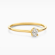 BLUSH LG1078Y GEELGOUDEN RING MET LAB GROWN DIAMOND 0.20CT