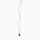 BLUSH LG3021Y GEELGOUDEN COLLIER EN HANGER MET SAFFIER EN LAB GROWN DIAMOND 0.13CT