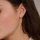 BLUSH LG7036Y GOUDEN OORKNOPPEN MET LAB GROWN DIAMOND 0.20CT