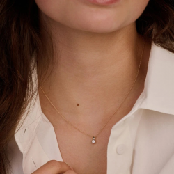 BLUSH LG6002Y GEELGOUDEN HANGER MET LAB GROWN DIAMOND 0.20CT