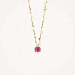 BLUSH 3200YPT GEELGOUDEN COLLIER MET HANGER TOERMALIJN GEBOORTESTEEN COLLECTIE