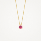 BLUSH 3200YPT GEELGOUDEN COLLIER MET HANGER TOERMALIJN GEBOORTESTEEN COLLECTIE