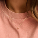 BLUSH 3200YPT GEELGOUDEN COLLIER MET HANGER TOERMALIJN GEBOORTESTEEN COLLECTIE