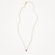 BLUSH 3200YPT GEELGOUDEN COLLIER MET HANGER TOERMALIJN GEBOORTESTEEN COLLECTIE
