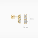 BLUSH LG7030Y GEELGOUDEN OORKNOPPEN MET LAB GROWN DIAMOND 0.52CT
