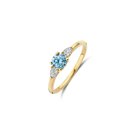 BLUSH LG1068Y GEELGOUDEN RING MET LAB GROWN DIAMOND 0.68CT