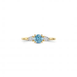 BLUSH LG1068Y GEELGOUDEN RING MET LAB GROWN DIAMOND 0.68CT