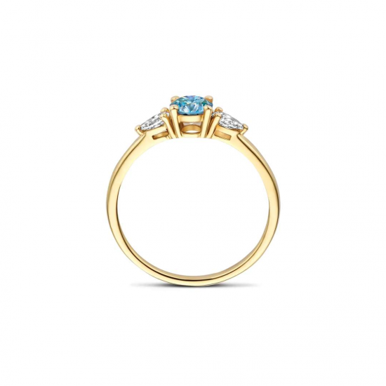BLUSH LG1068Y GEELGOUDEN RING MET LAB GROWN DIAMOND 0.68CT