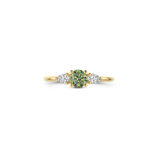BLUSH LG1069Y GEELGOUDEN RING MET LAB GROWN DIAMOND 0.68CT